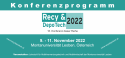 Konferenzprogramm 2022